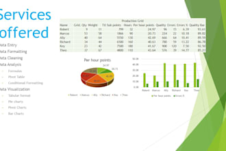 do excel reporting and data analysis