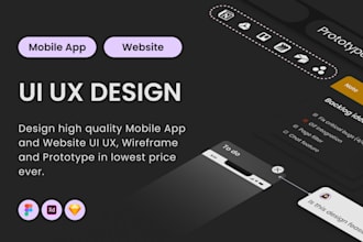 do ui ux for mockup in figma web and app design