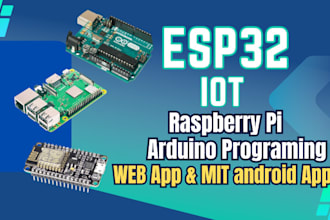 program raspberry pi ,arduino, esp32,and iot projects