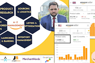 be your amazon virtual assistant for product research, sourcing, PPC, and more