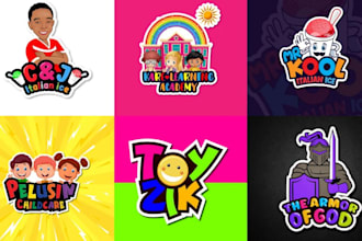 design professional children, kids, child care, baby logo