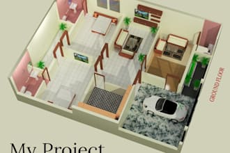 do 3d autocad designs and layouts