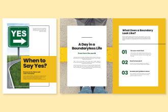 do ebook, pdf, recipe book, workbook, book formatting in canva
