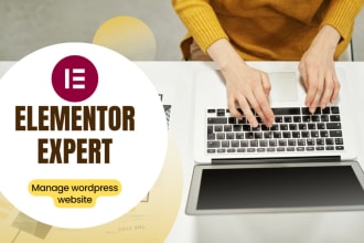 be your elementor expert for wordpress