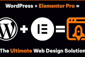 create a custom wordpress site with elementor pro