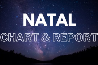 complete birth chart and natal report
