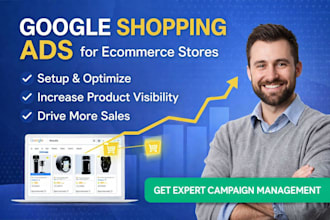 setup and optimize google shopping ads for ecommerce store
