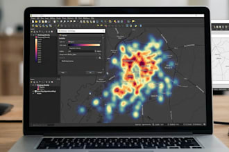 perform gis heat map, spatial hotspot, and cluster analysis