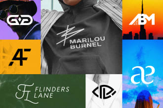 design a bold custom initials logo with unique monogram