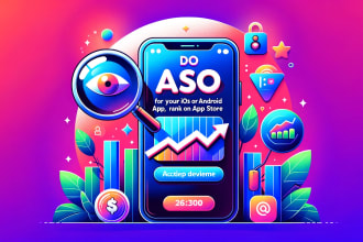 do aso for your ios or android app, rank on app store