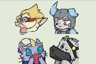 make custom icons emotes emoji stickers badges