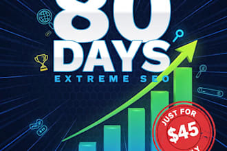 do 80 days extreme on page, off page SEO for your site