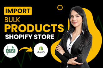 import bulk products to shopify by csv or manual import