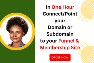 setup domains, add custom domain or subdomain to funnel page and membership site