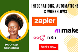 setup zapier integration for CRM, make n8n automation ai real estate CRM fub API