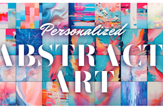 create personalized, ai generated, abstract art