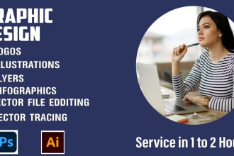 be your personal photoshop expert and graphic designer