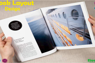 design book interior layout, book cover ,ebook , magazine