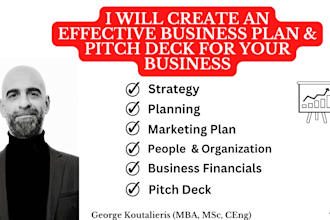 create an effective business plan for your business