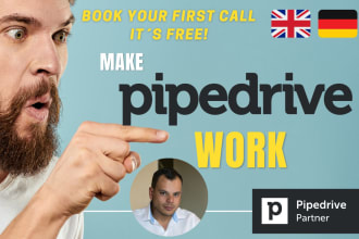 provide pipedrive CRM consultation, setup, and automation