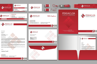 design business card, letterhead, and stationery items