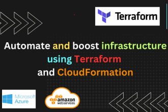 automate iac using terraform or AWS cloudformation stack