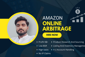 be your VA for amazon online arbitrage fba and scale your amazon business