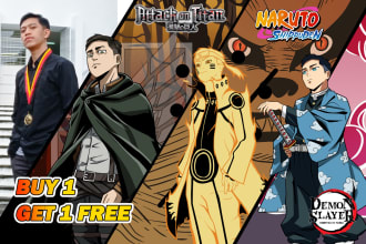 draw you as anime naruto, bnha, aot, junji ito, and more