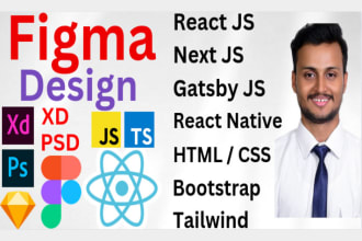 convert figma xd sketch to react nextjs gatsby react native