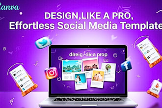 design a canva templates for your social media posts