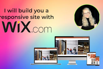 design and develop a responsive wix website