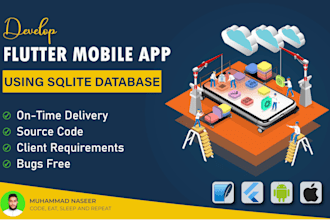 develop android ios apps using sqflite local database