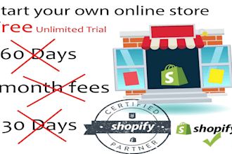 provide shopify store with unlimited trial period means there will be no 29 fee