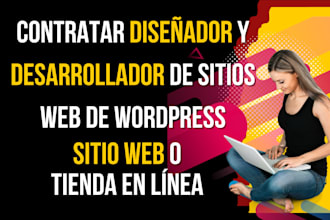 crear diseño desarrollo configuración personalizar sitio web wordpress contratar
