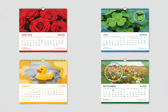 design custom calendar, planner, and agenda calendar
