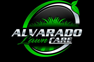 design amazing lawn care and landscaping logo