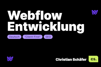 build your german webflow site