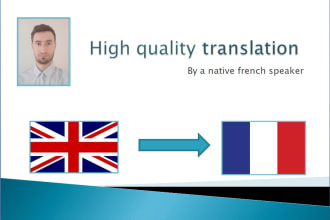 translate technical document from english to french
