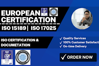provide iso 15189 and iso 17025 accredited certification and documentation