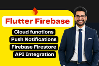develop your flutter mobile app with firebase backend
