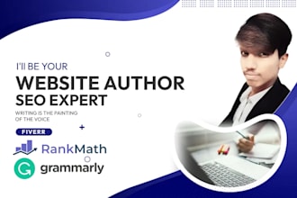 be your website author and SEO blog writer