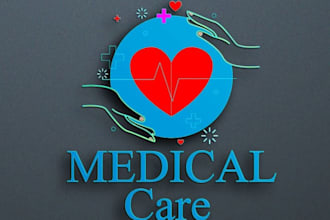 design medical logo with my own creative thinking