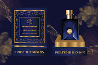 do perfume packaging, label design, 3d box mockup