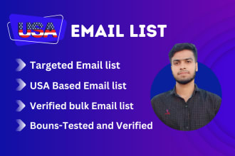 build an active niche targeted email list in USA for email marketing