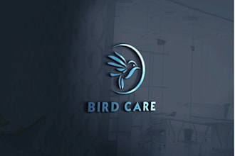 design bird logo with express delivery