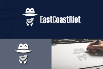 design modern and minimalist gaming logo