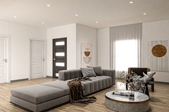 design and model 3d architectural house interior with renders, home, floorplans