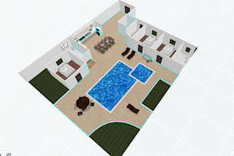 draw architectural floor plan and design house plan