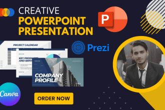expert in design professional prezi, canva and creative powerpoint presentation