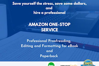 do fast, clean kindle ebook formatting and proofreading